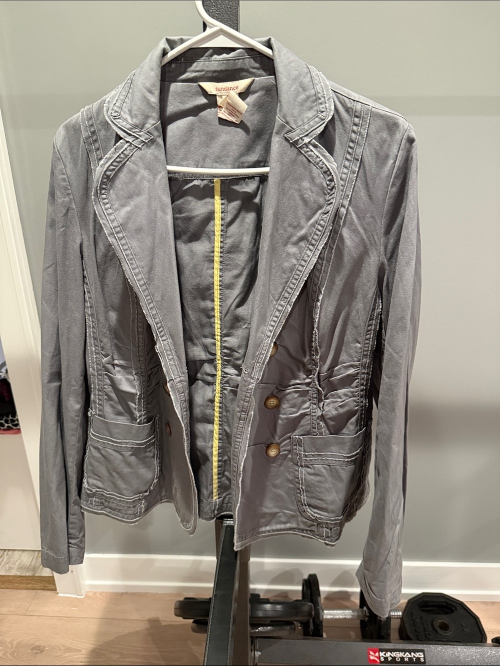 Sundance Light Gray Women's Casual Blazer